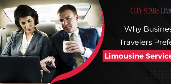 Why do business travellers prefer limousine services?